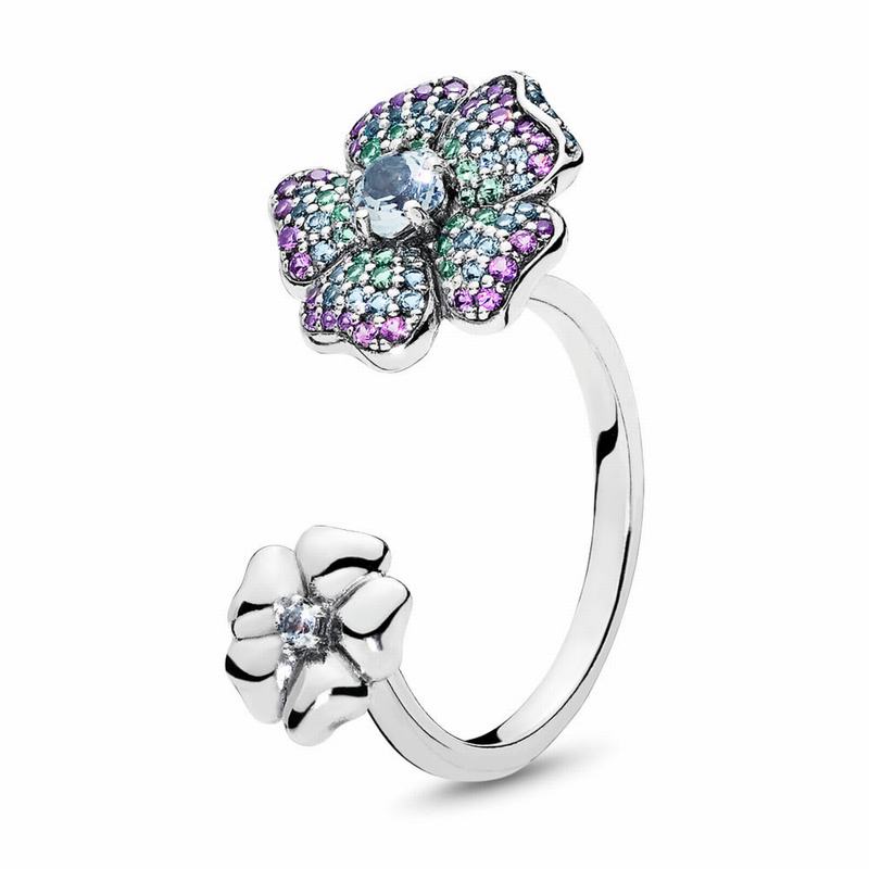 Pandora Glorious Blooms Stackable Ring Silver Egypt VE4156287